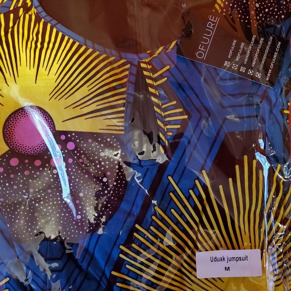 Selling African Print Jumpsuit (OFUURE) - Picture 2 of 3